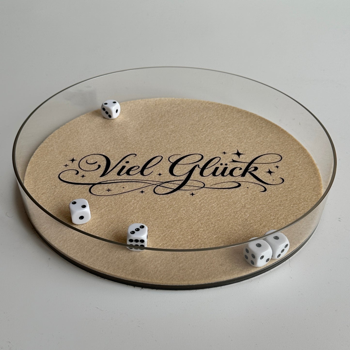 Würfelbrett - Viel Glück